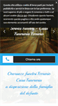 Mobile Screenshot of ferrarioservizifunebri.com